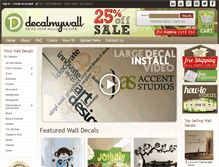 Tablet Screenshot of decalmywall.com